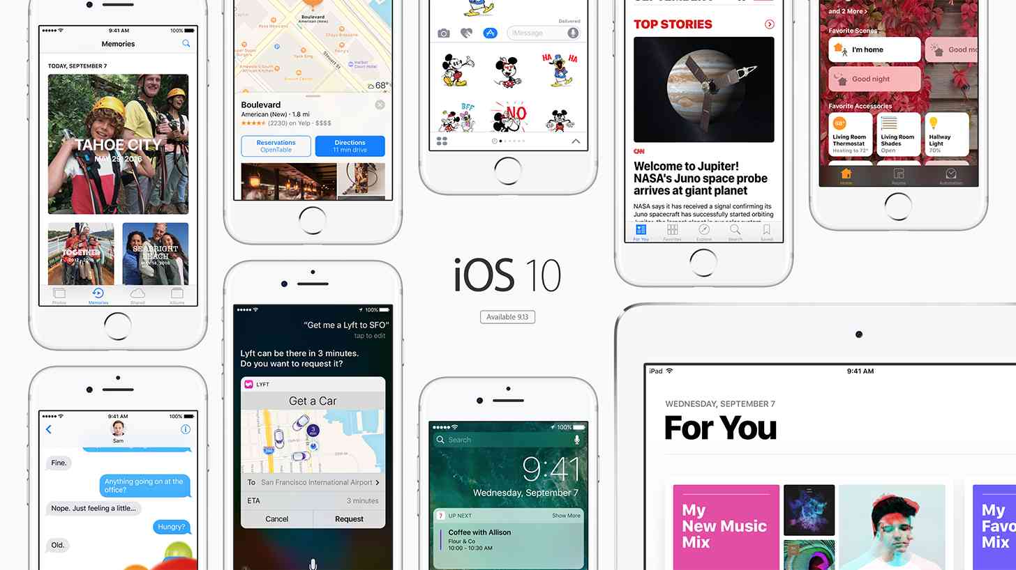 Apple iOS 10 new features