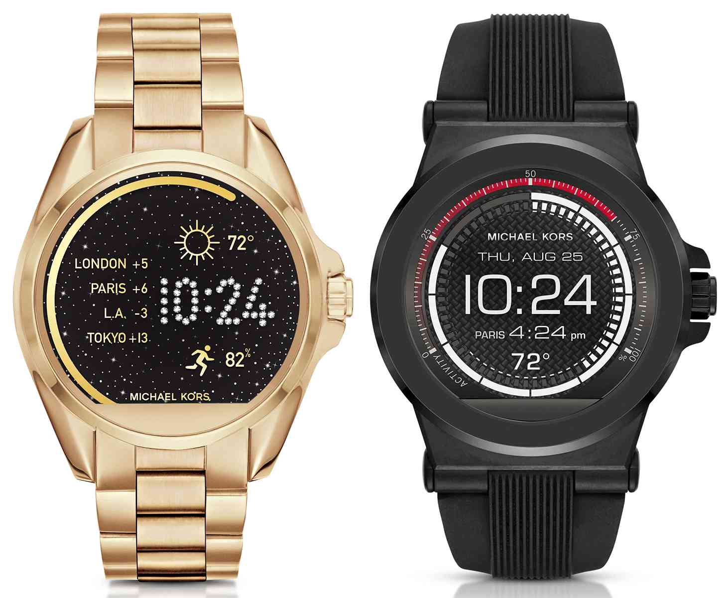 Michael Kors Bradshaw, Dylan Android Wear smartwatches