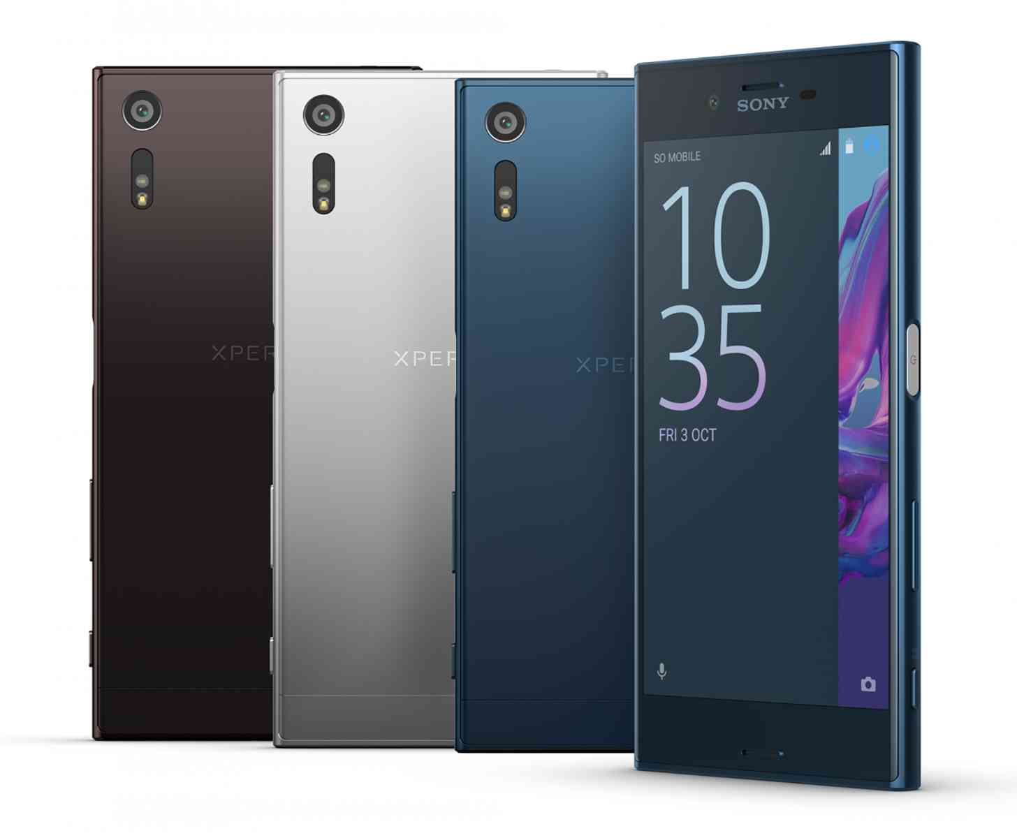 Sony Xperia XZ official colors