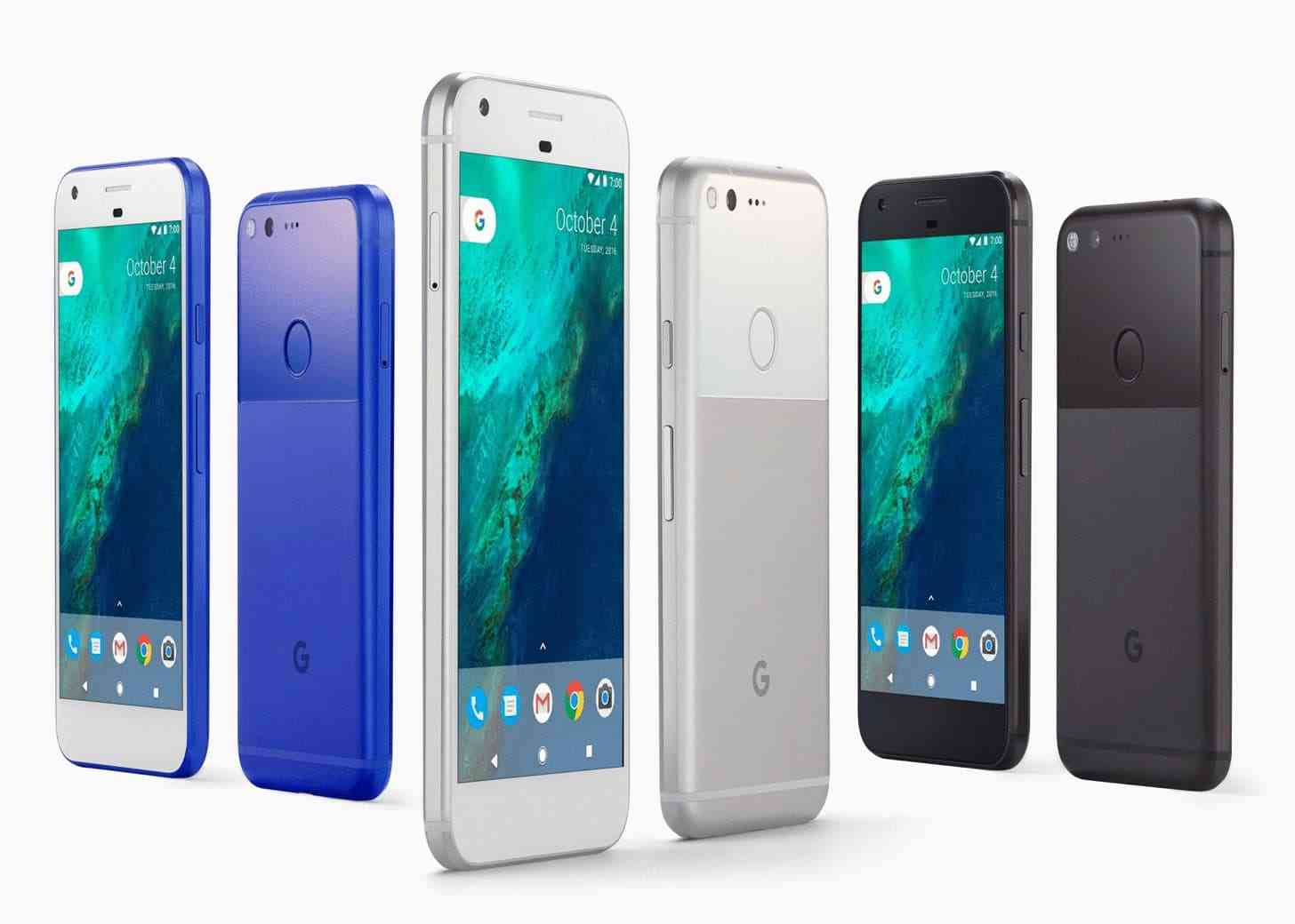 Google Pixel, Pixel XL colors