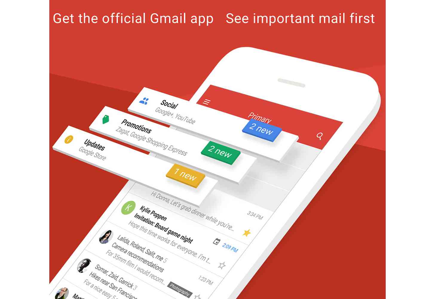 Gmail for iOS update new design
