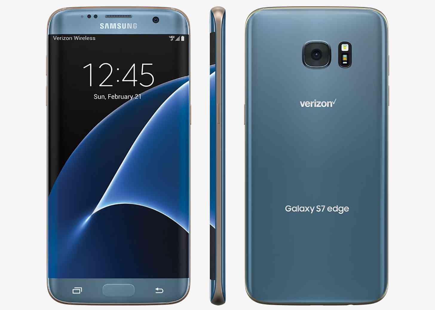 Verizon Blue Coral Galaxy S7 edge official