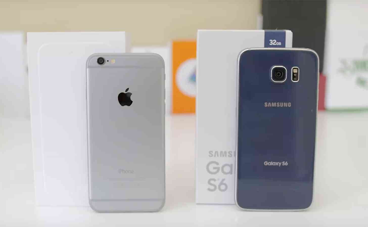 iPhone 6, Galaxy S6 comparison