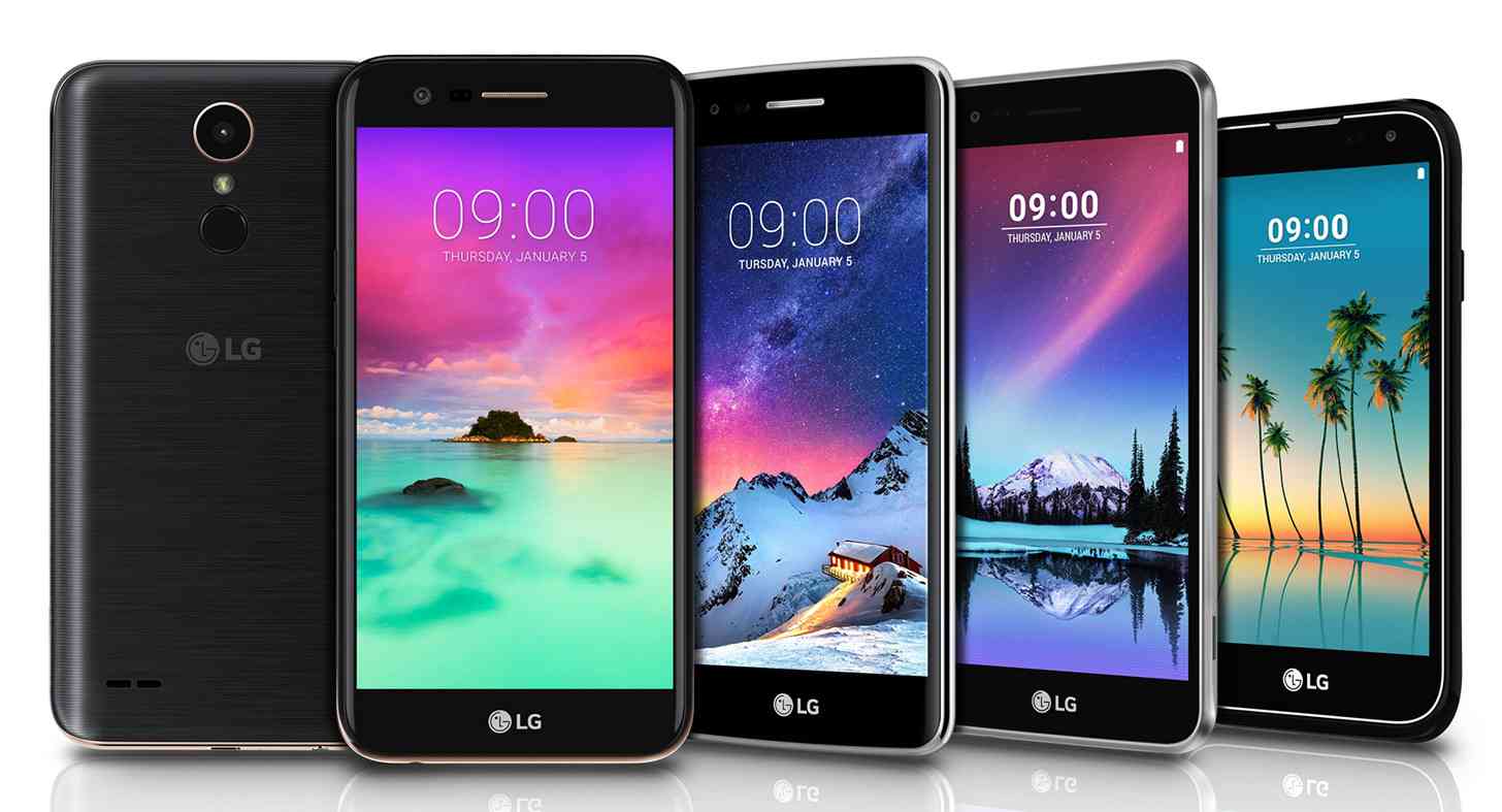 LG K Series phones CES 2017