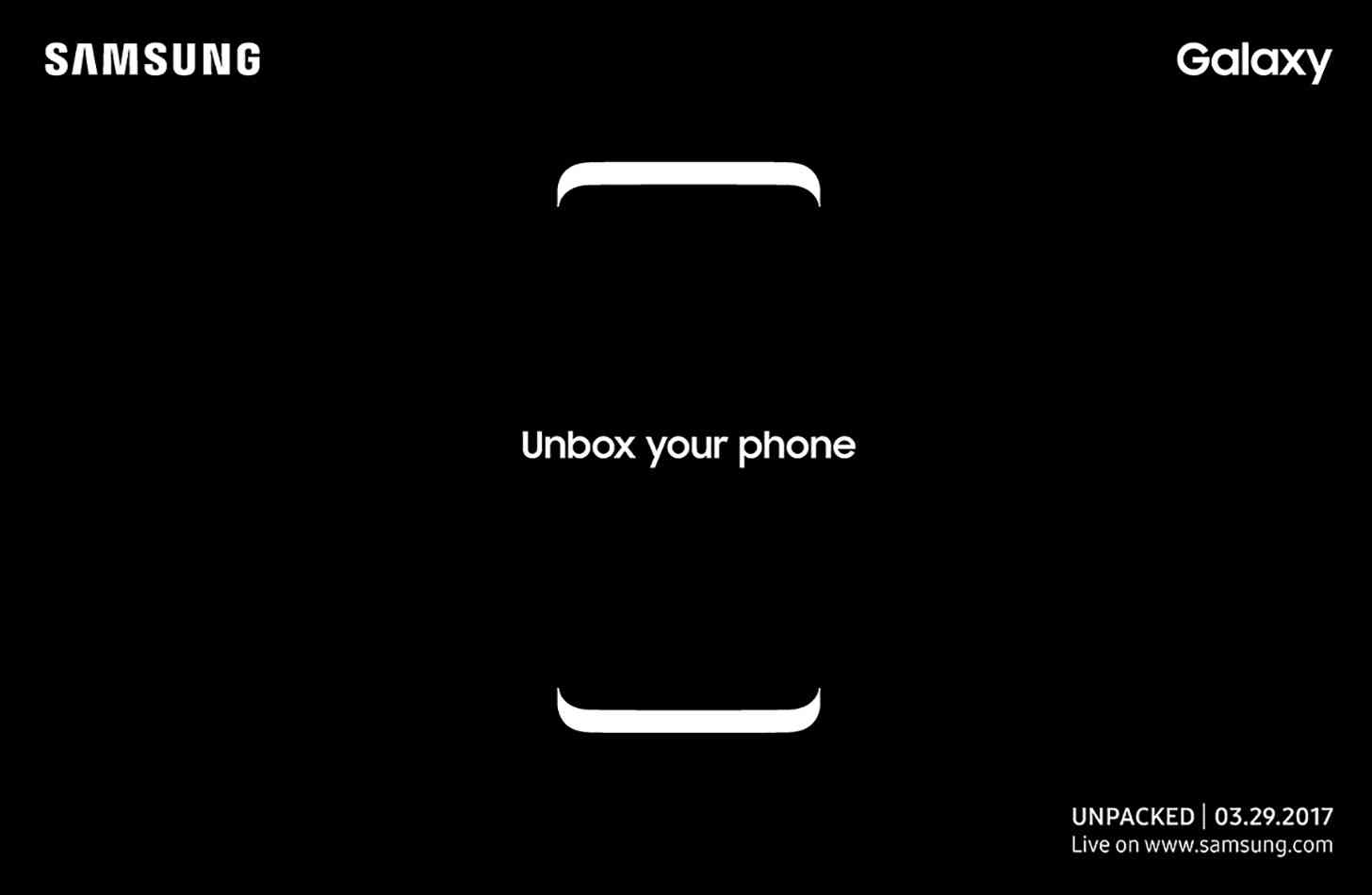 Samsung Galaxy S8 event teaser