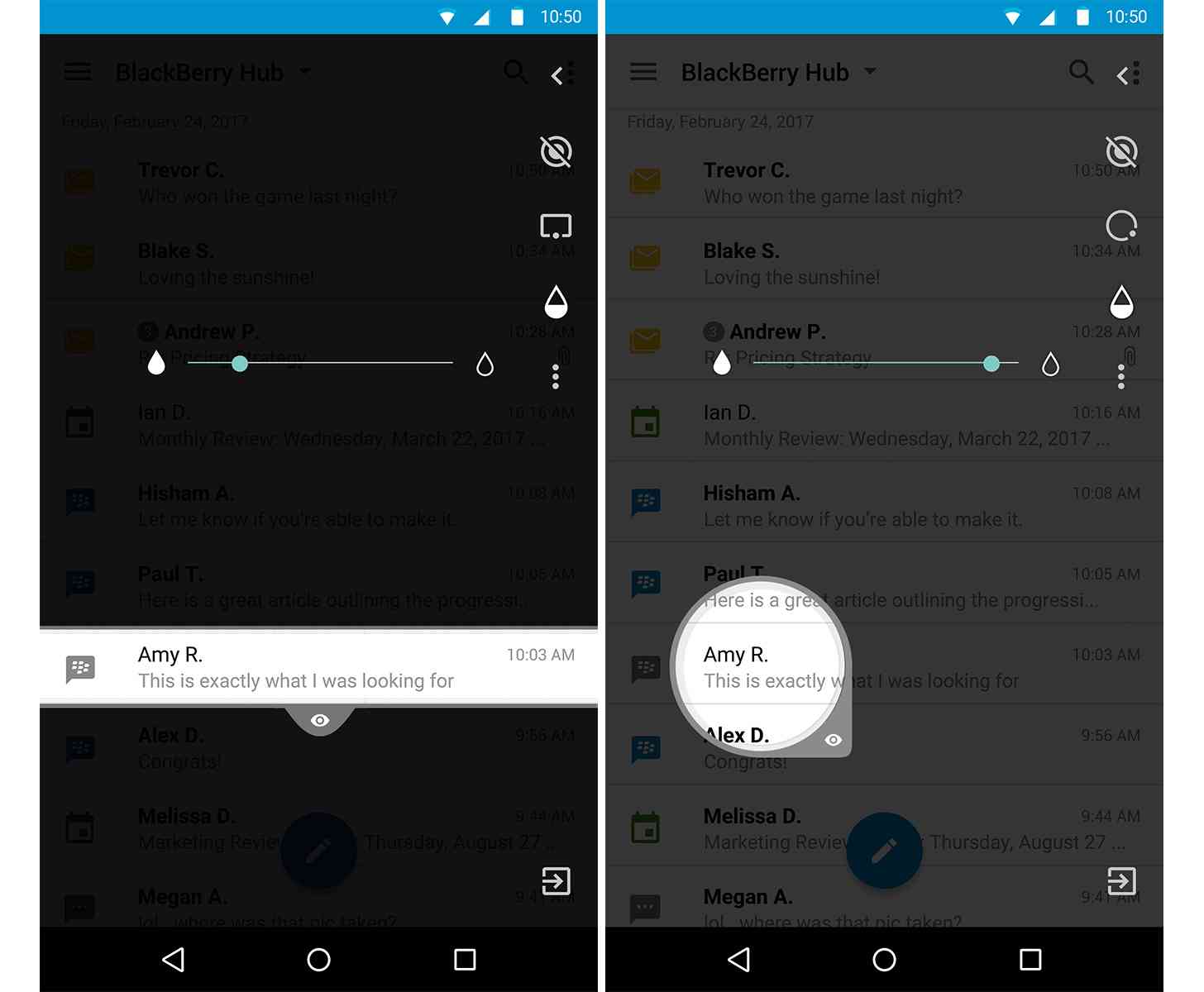 BlackBerry Privacy Shade Android app