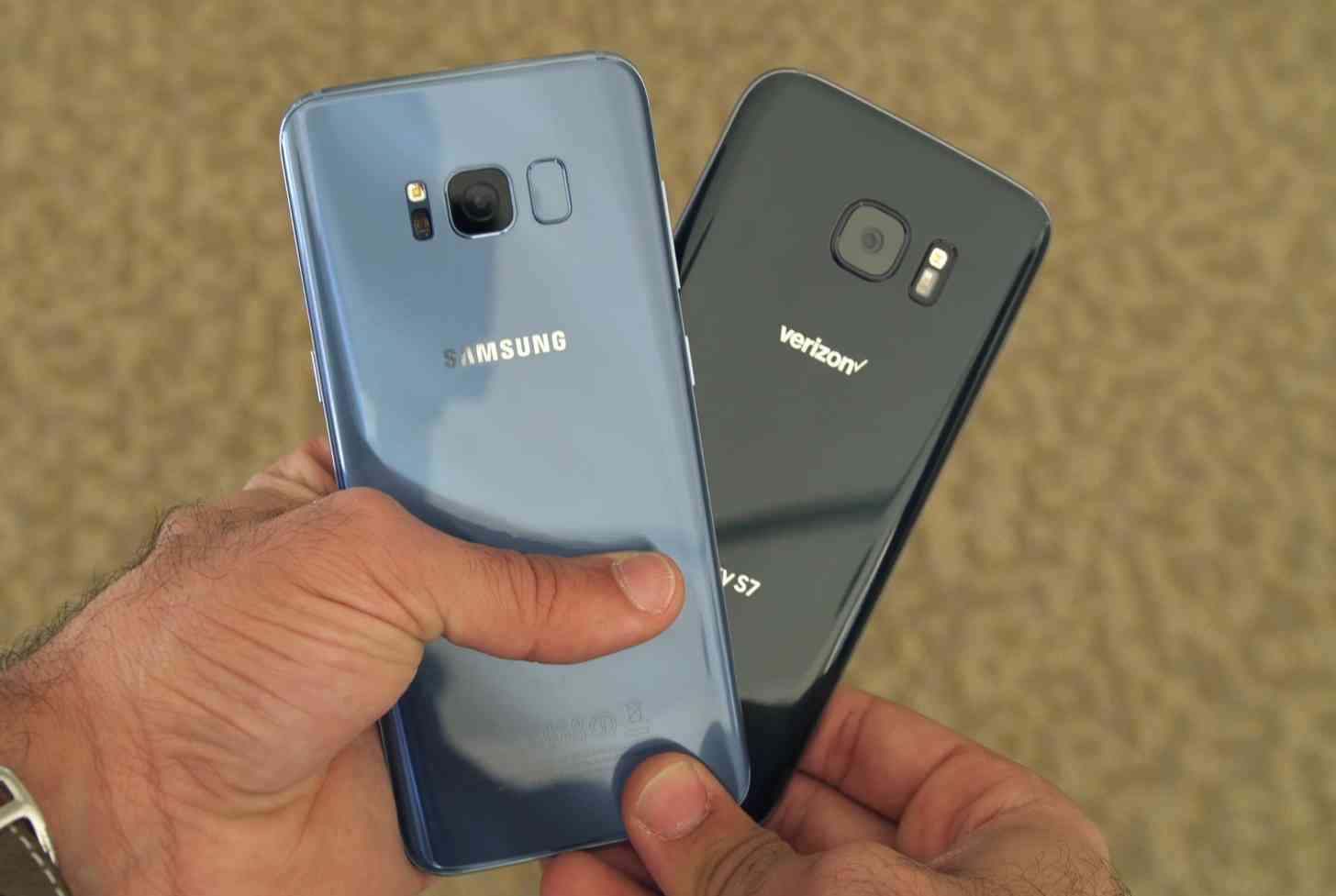 Samsung Galaxy S8 and S7
