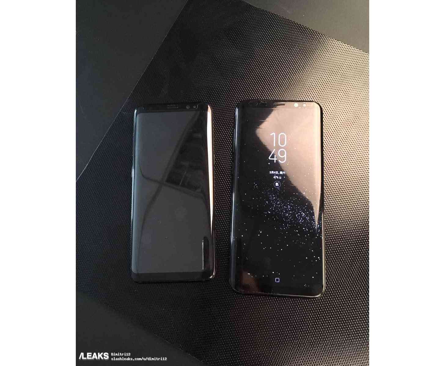 Samsung Galaxy S8, Galaxy S8+ side by side photo leak