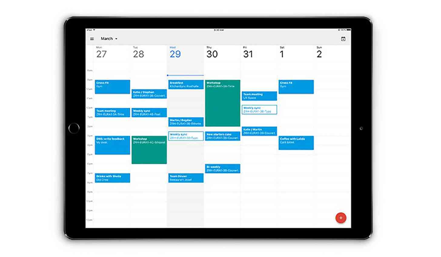 Google Calendar iPad app official