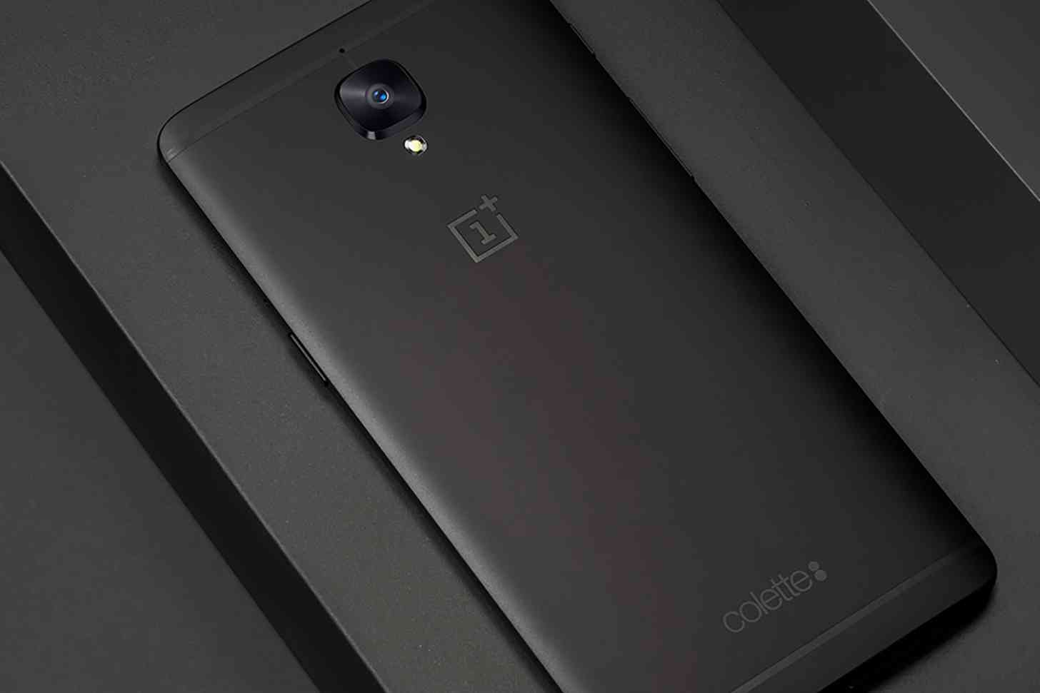OnePlus 3T colette edition all-black rear