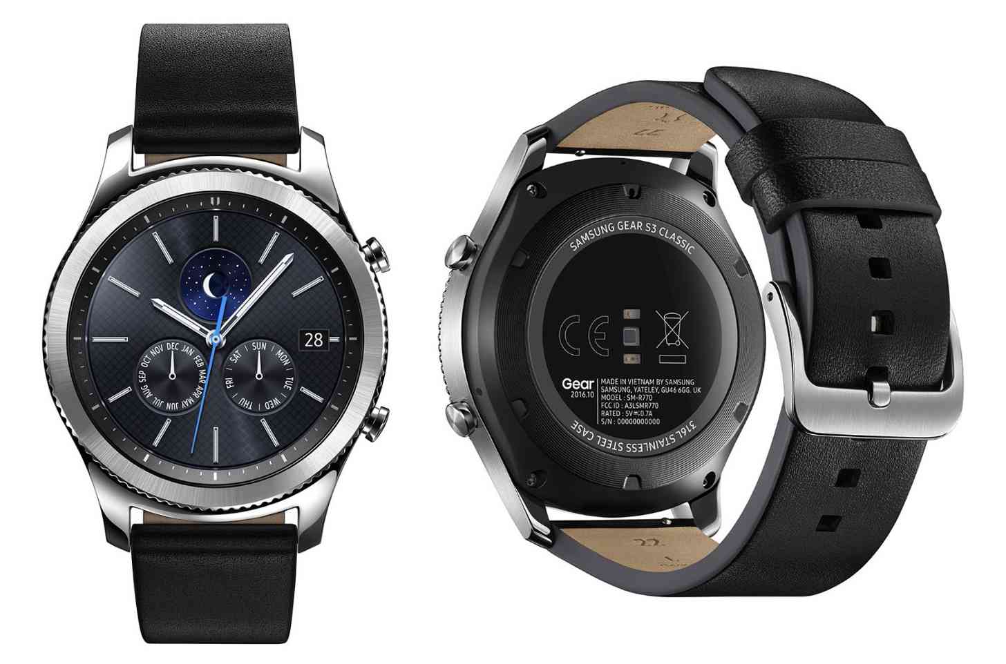 Samsung Gear S3 Classic official front back
