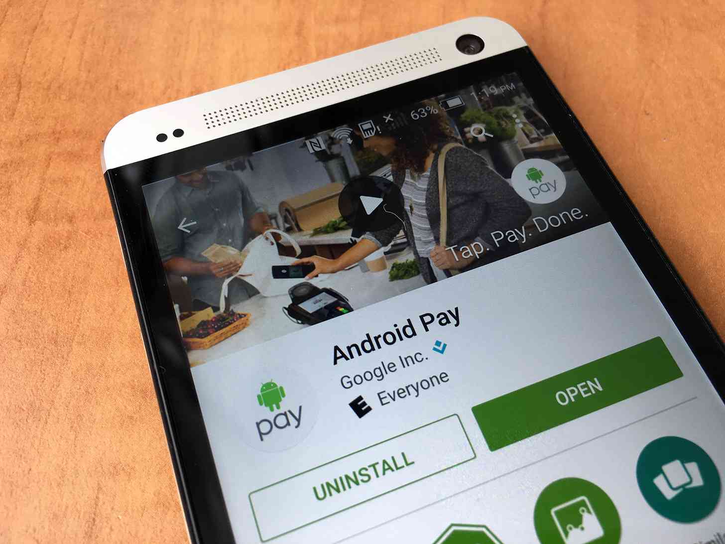 Android Pay app Google Play Store