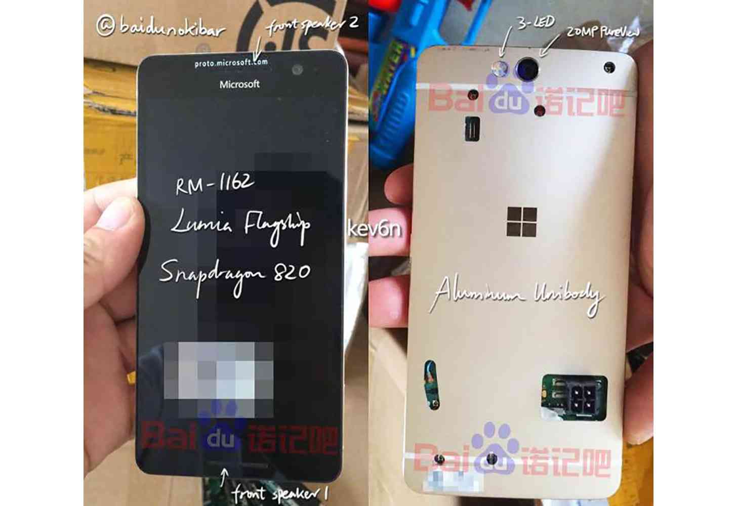 Microsoft Lumia 960 Northstar photos leak