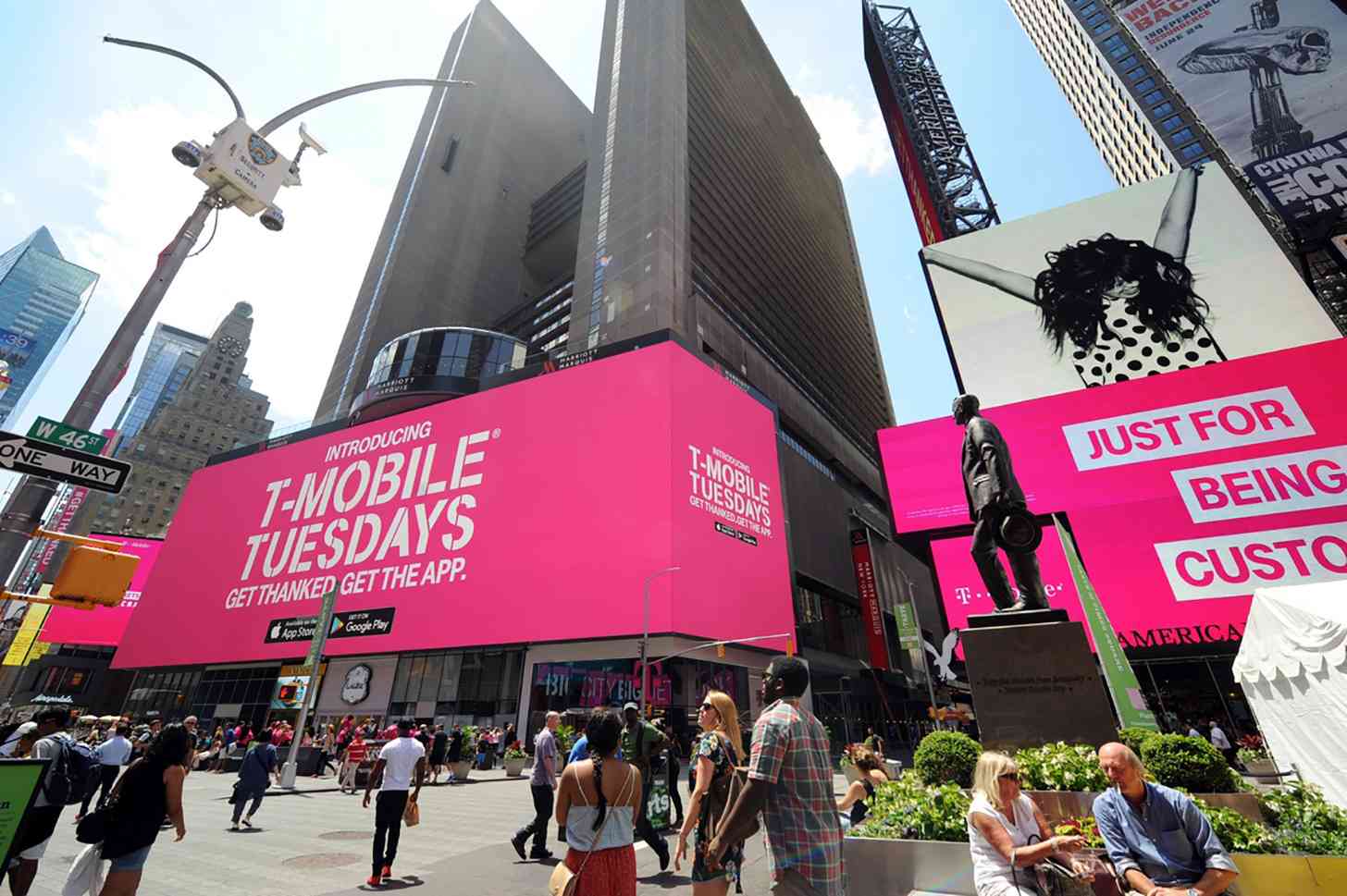 T-Mobile Tuesdays billboard