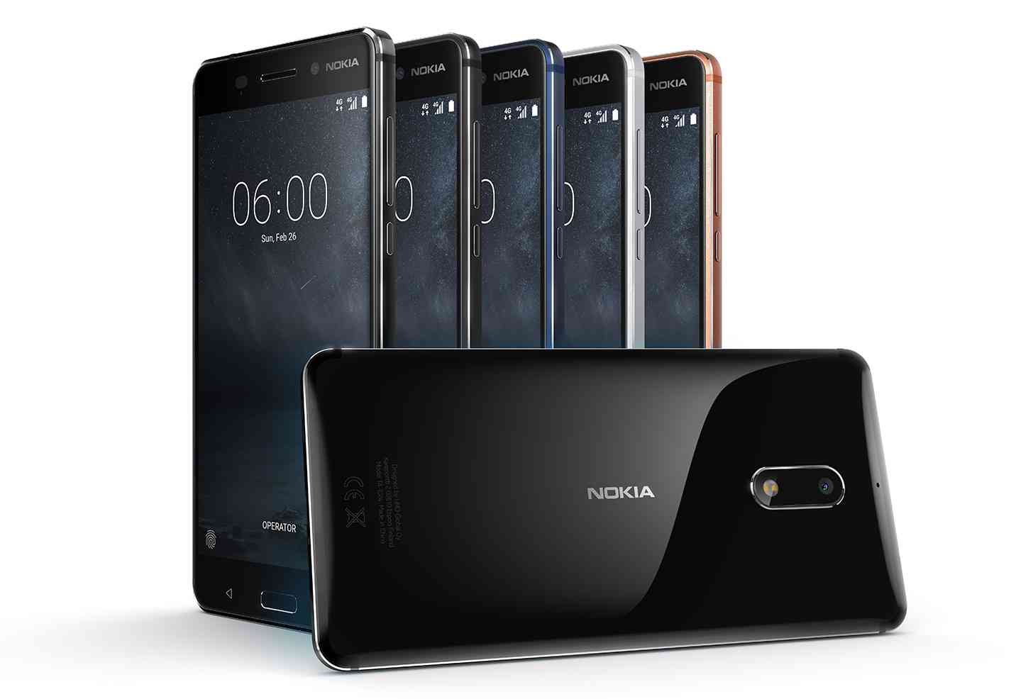 Nokia 6 colors