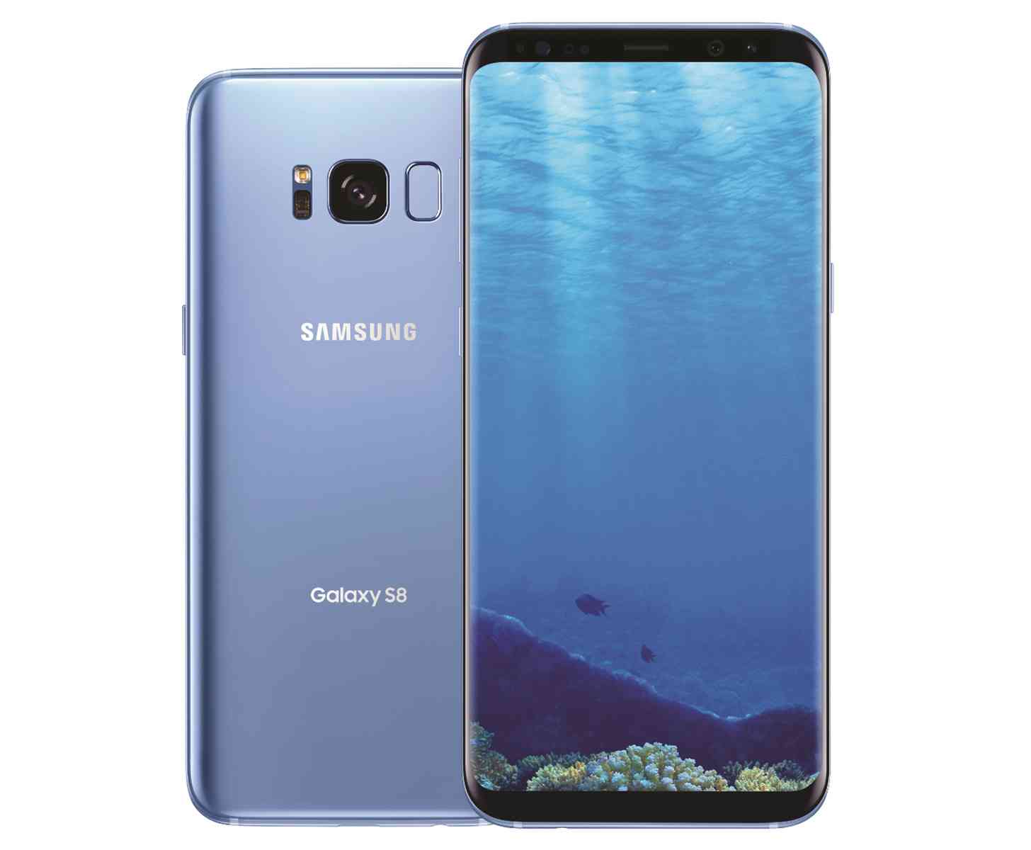 Samsung Galaxy S8 Coral Blue official images