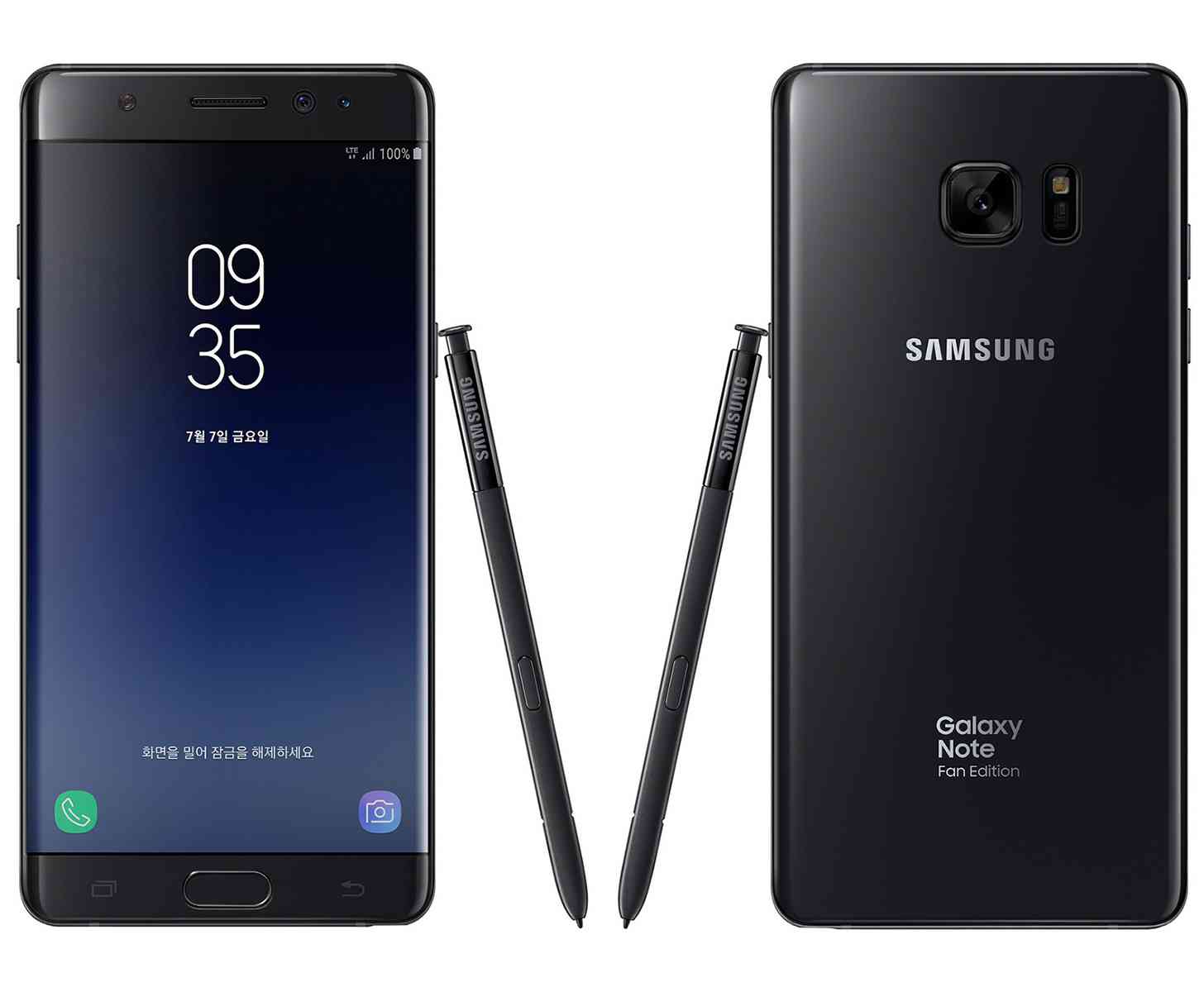Samsung Galaxy Note Fan Edition official black