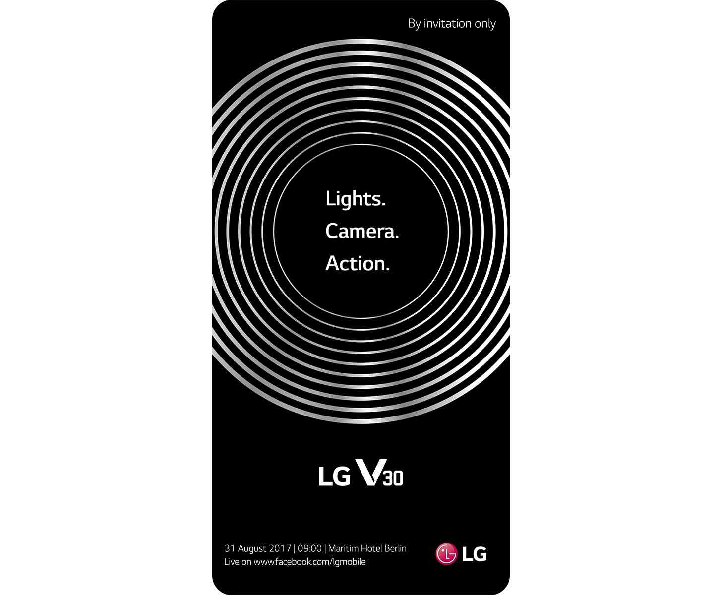 LG V30 event teaser