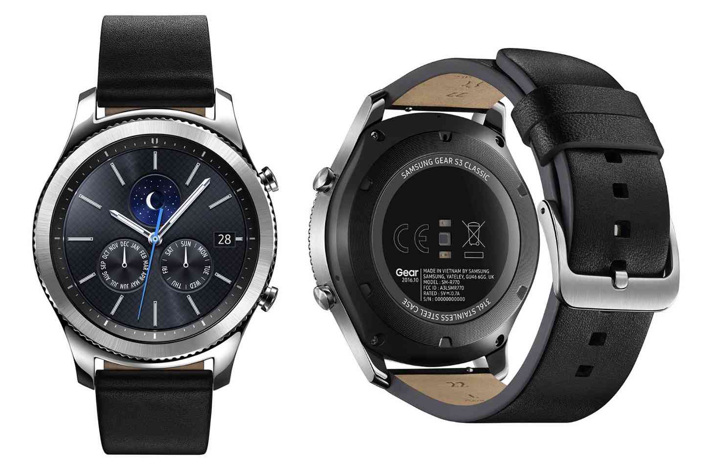Samsung Gear S3 Classic front back