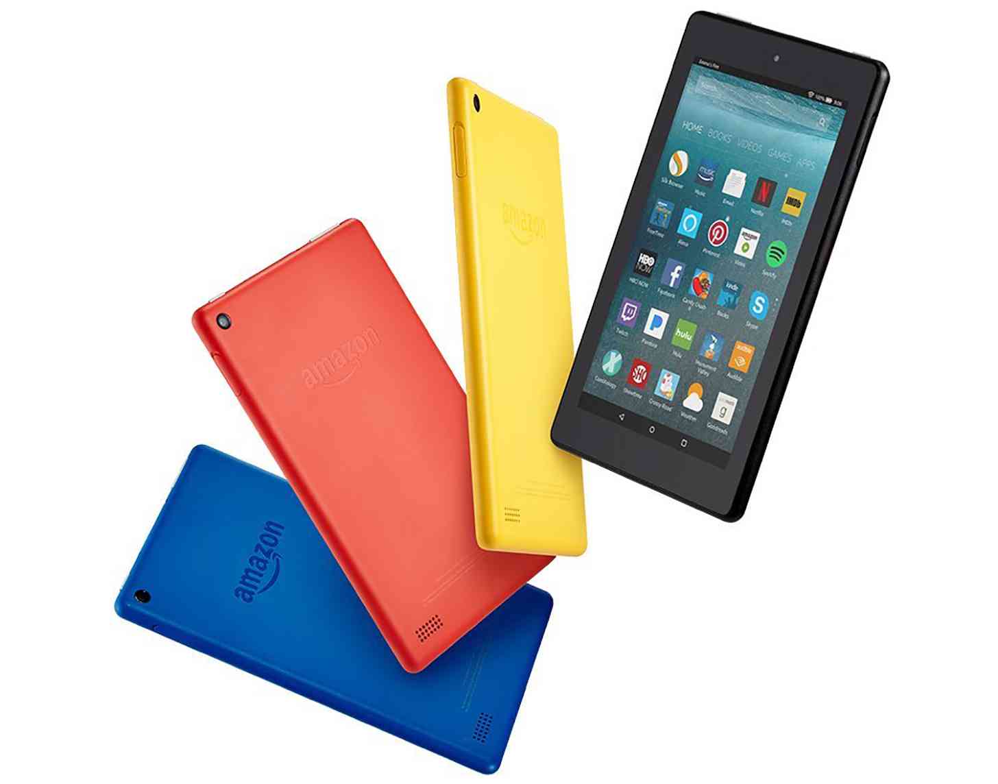 Amazon Fire 7 tablet colors