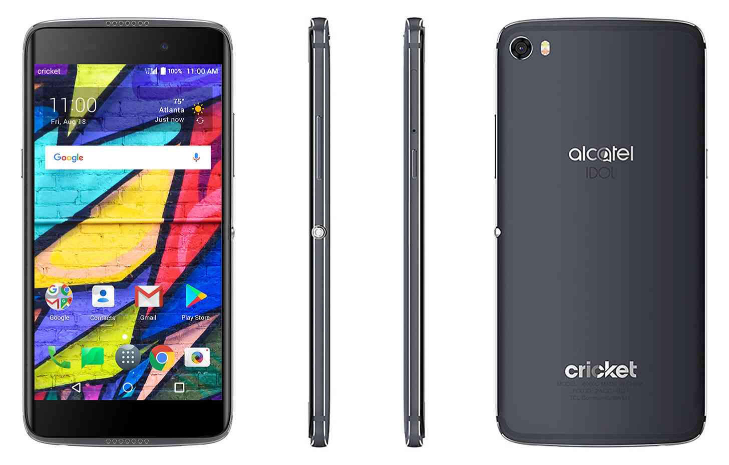 Alcatel Idol 5 Cricket Wireless official angles