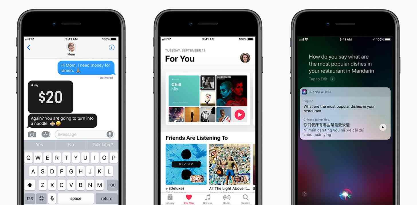 iOS 11 features iPhone