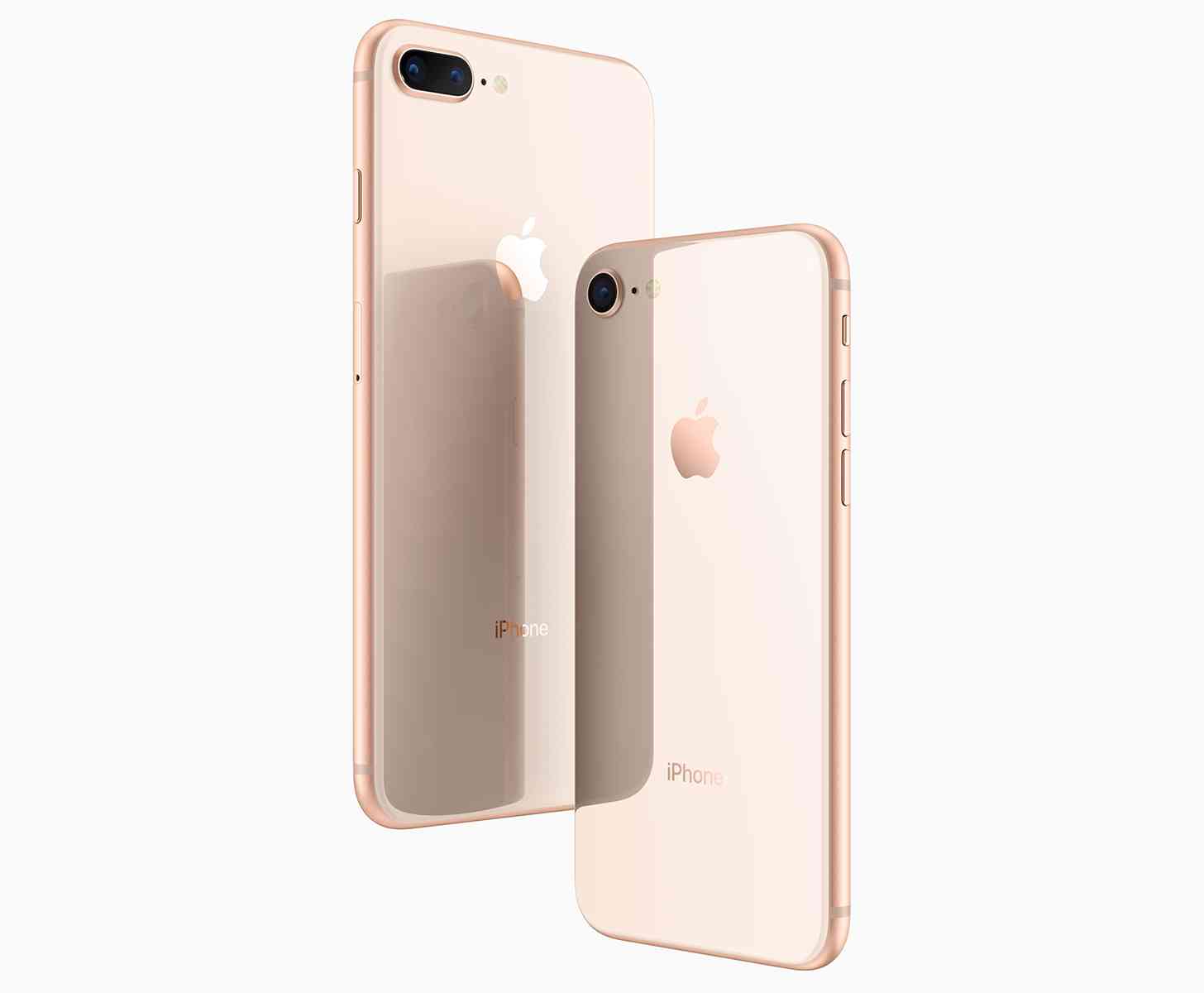 iPhone 8, iPhone 8 Plus official gold