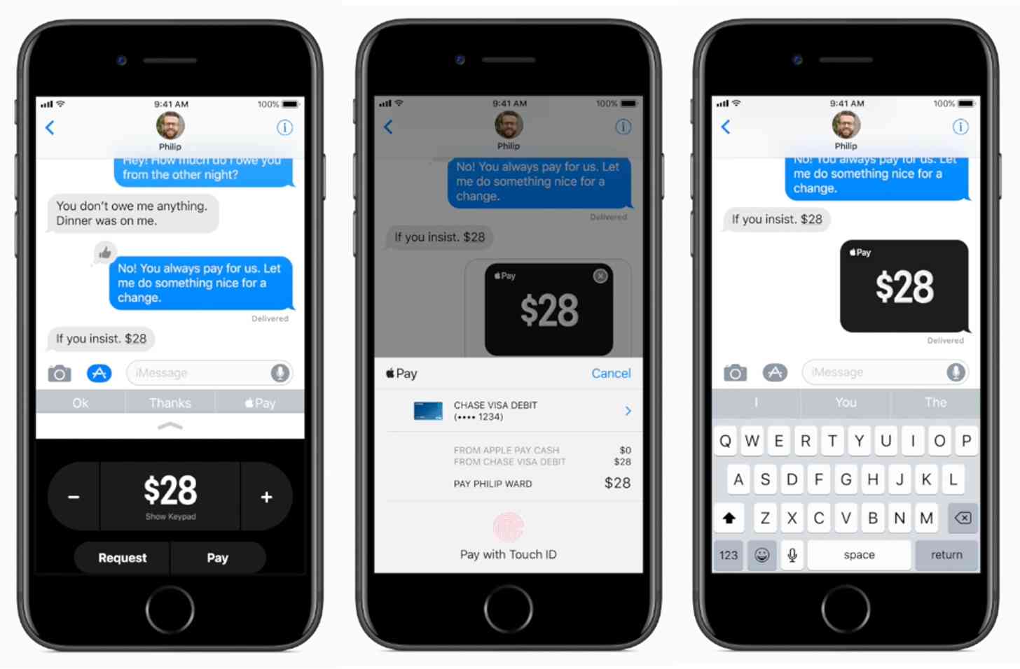 Apple Pay Cash Messages app