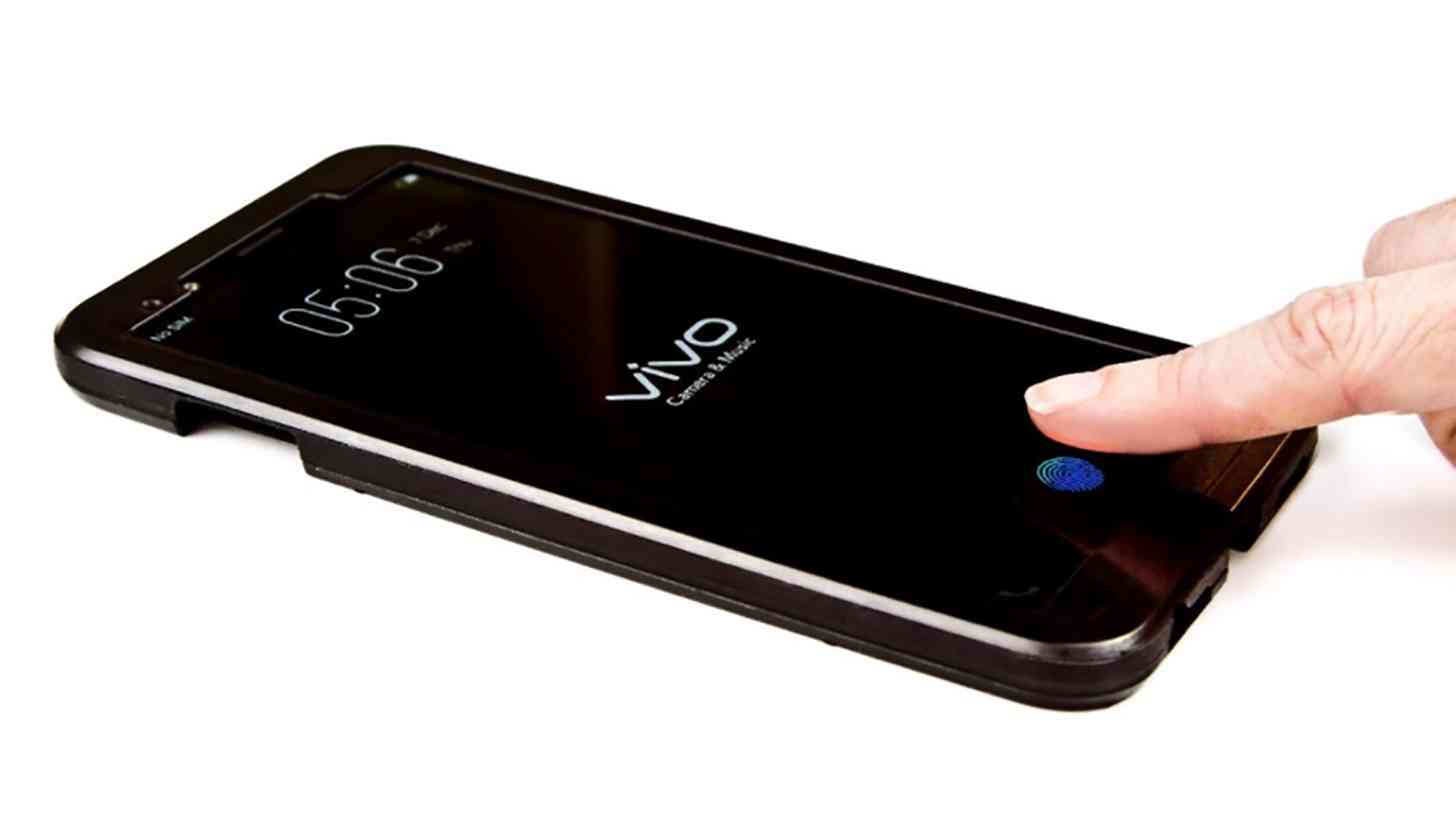 Vivo smartphone in-display fingerprint sensor official