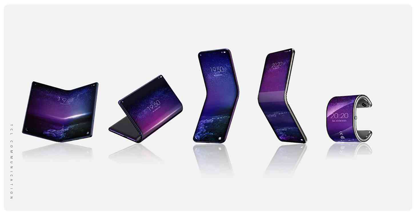 TCL's foldable phone designs