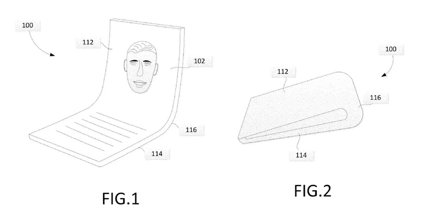 Google foldable phone patent