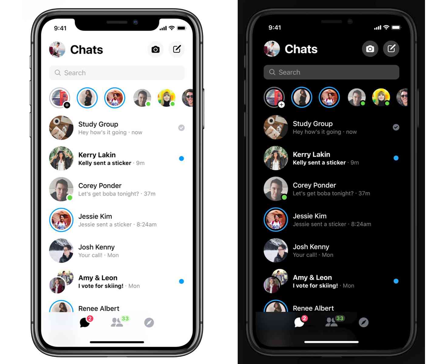 facebook dark mode android