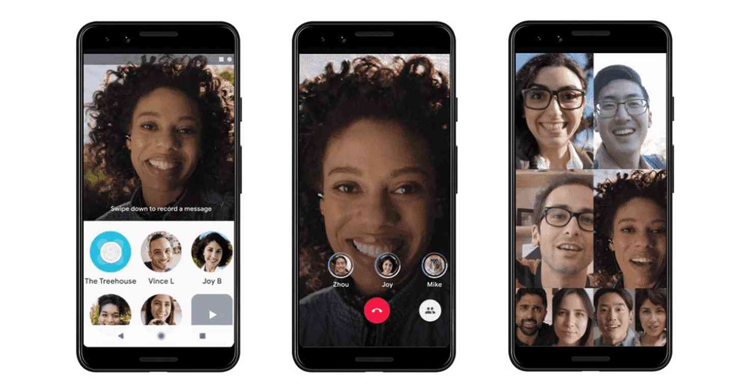 Google Duo eight person video call
