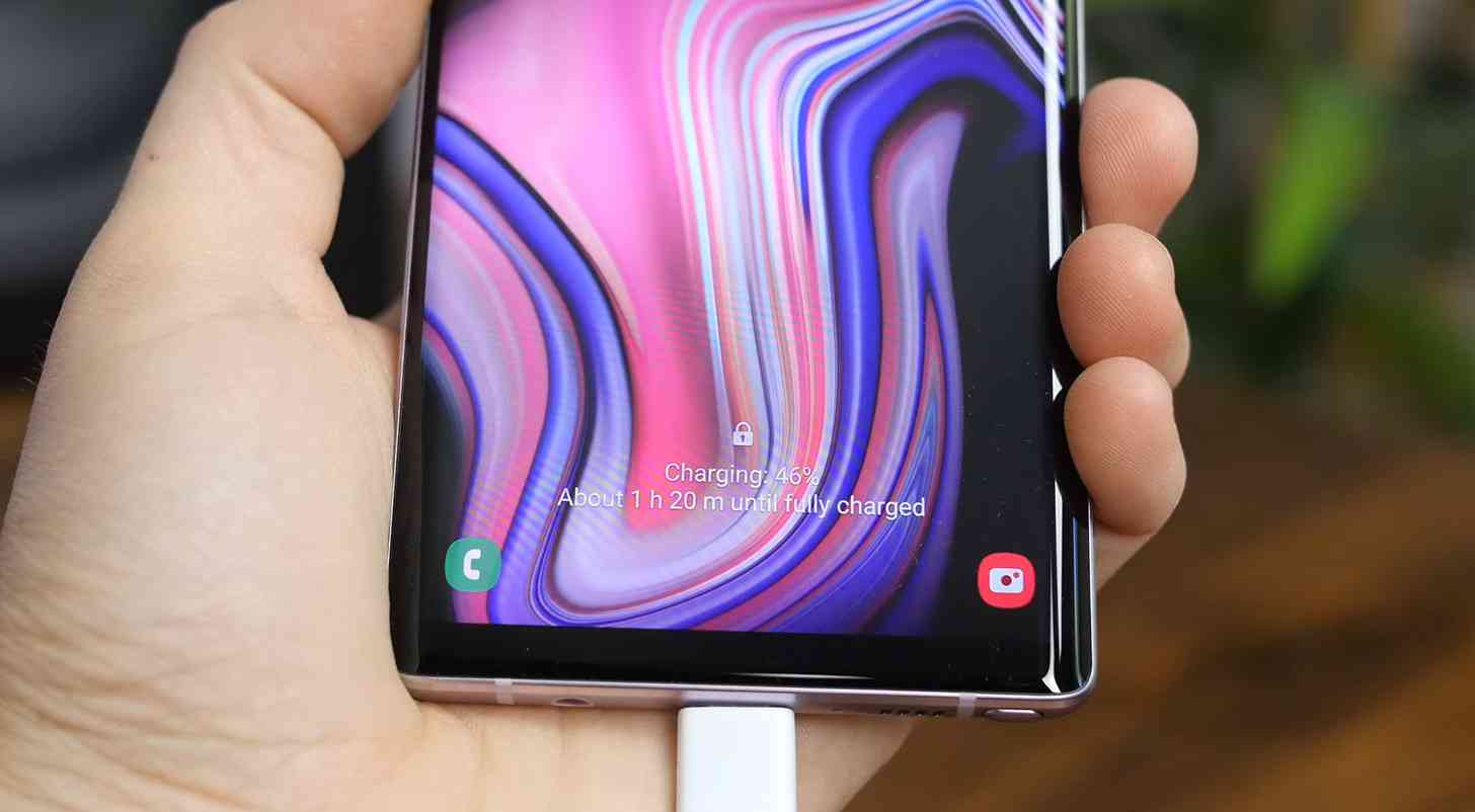 Samsung Galaxy Note 9 fast charging