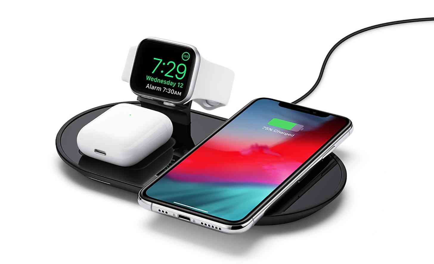 Mophie 3-in-1 Wireless Charging Pad iPhone, AirPods, Apple Watch