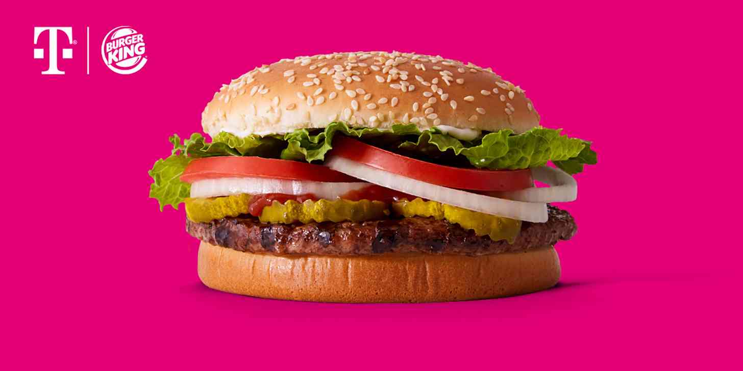 T-Mobile Tuesdays Burger King free Whopper