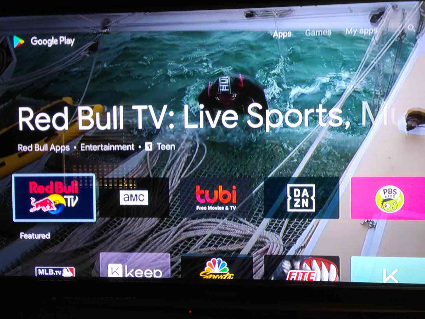 Android TV Play Store redesign
