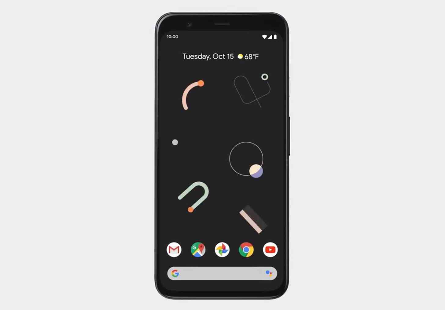 Pixel 4 home screen