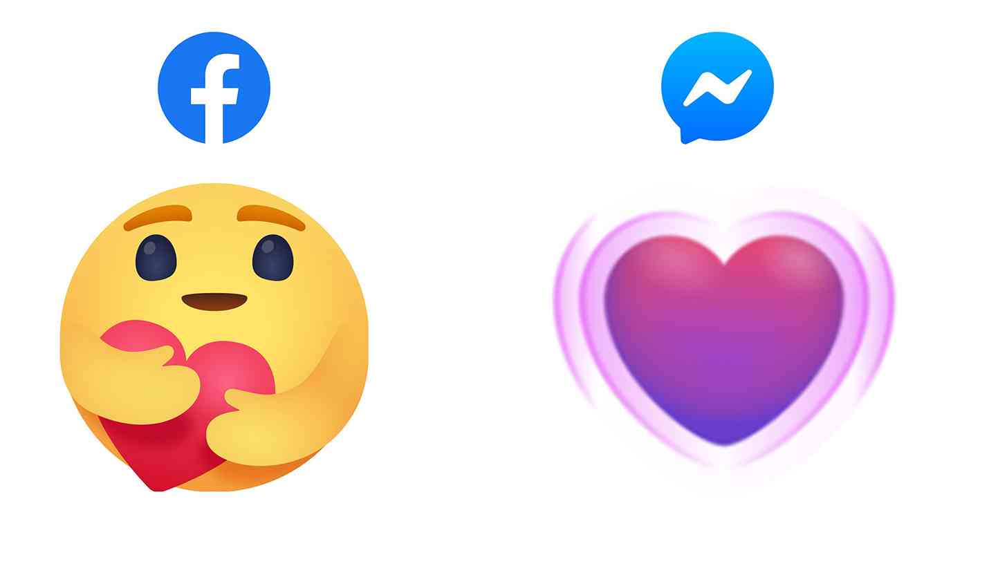 Facebook Messenger new care reactions