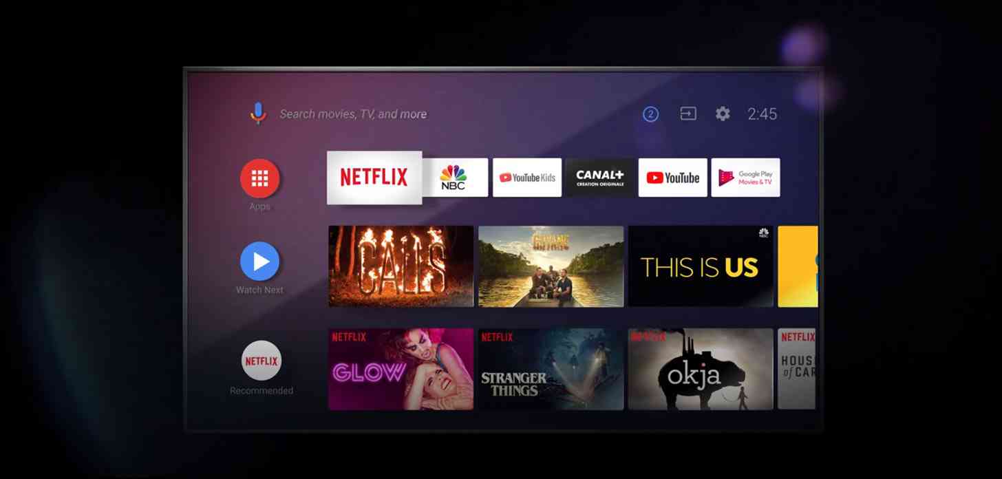 Android TV UI