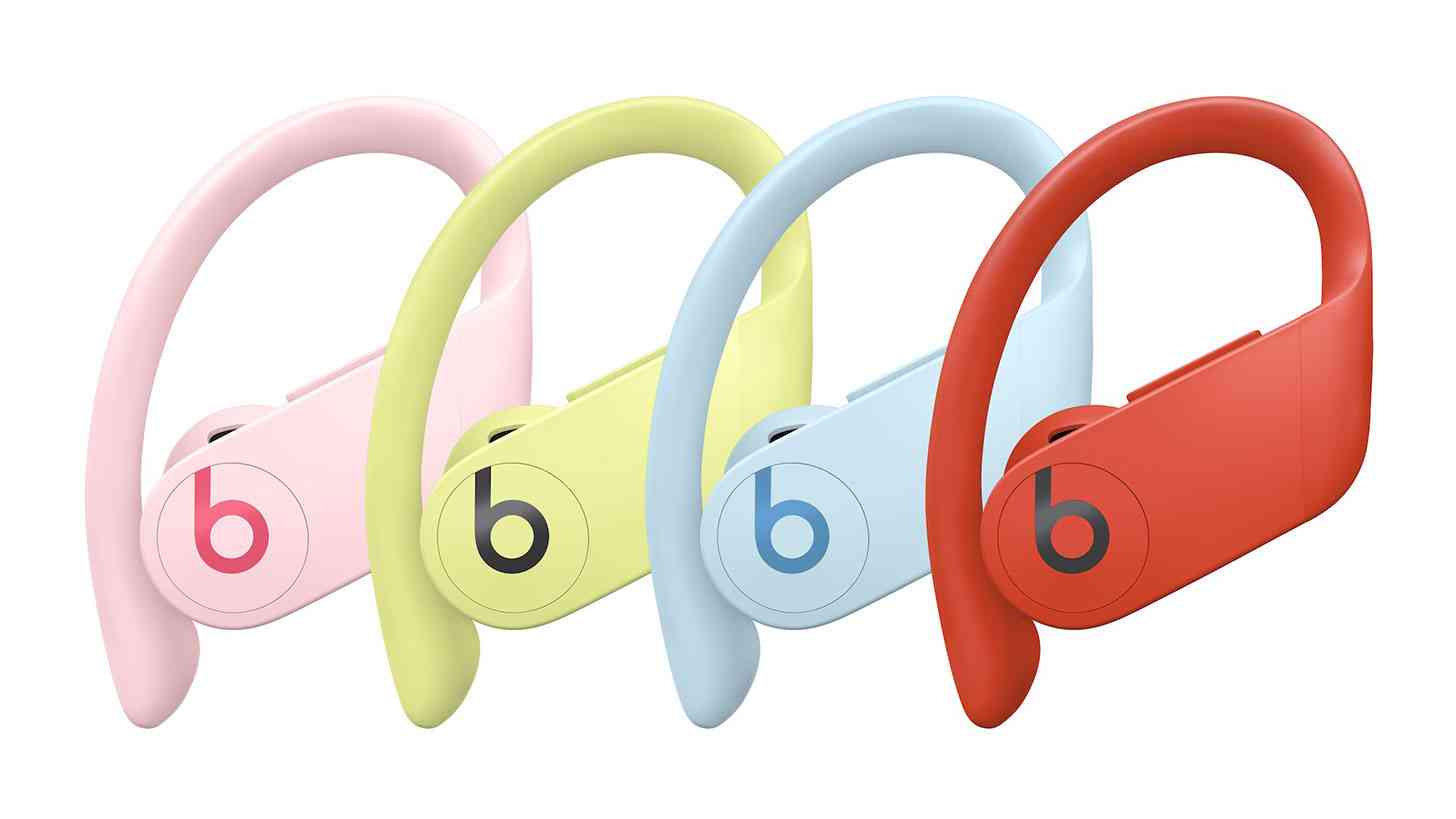 Powerbeats Pro new colors pink, yellow, blue, red