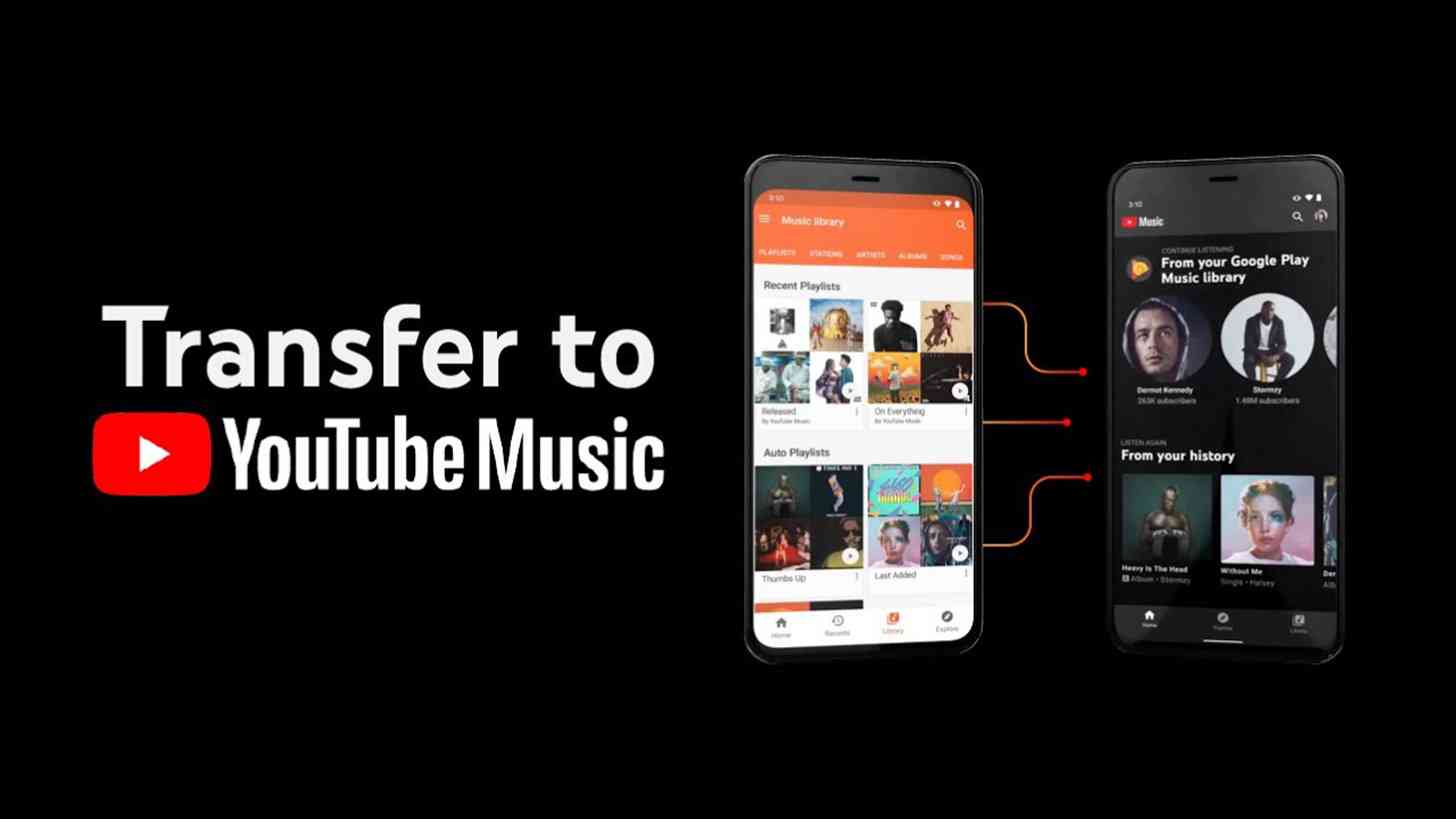 YouTube Music, Google Play Music transfer