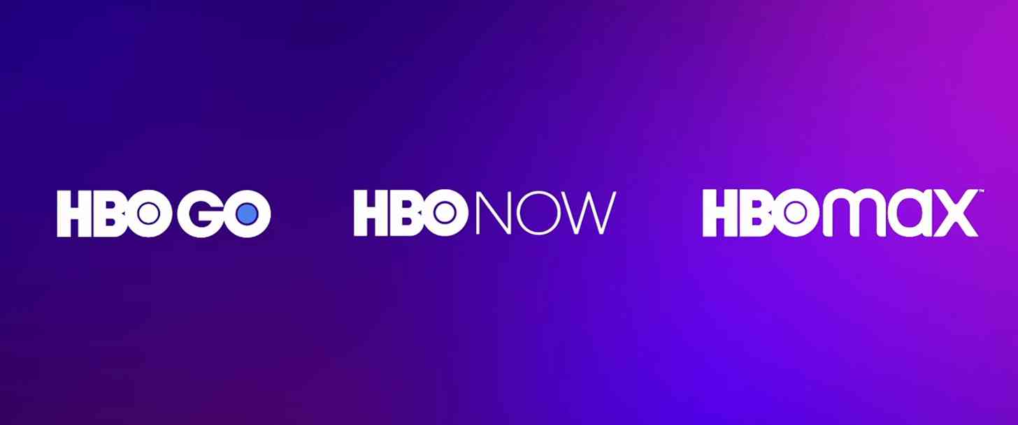 HBO Go, Now, Max logos