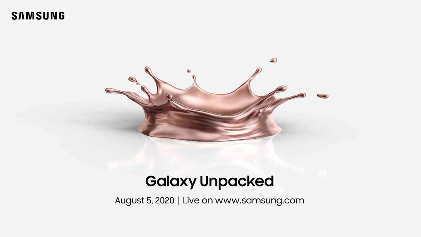 Samsung Galaxy Note 20 Unpacked event