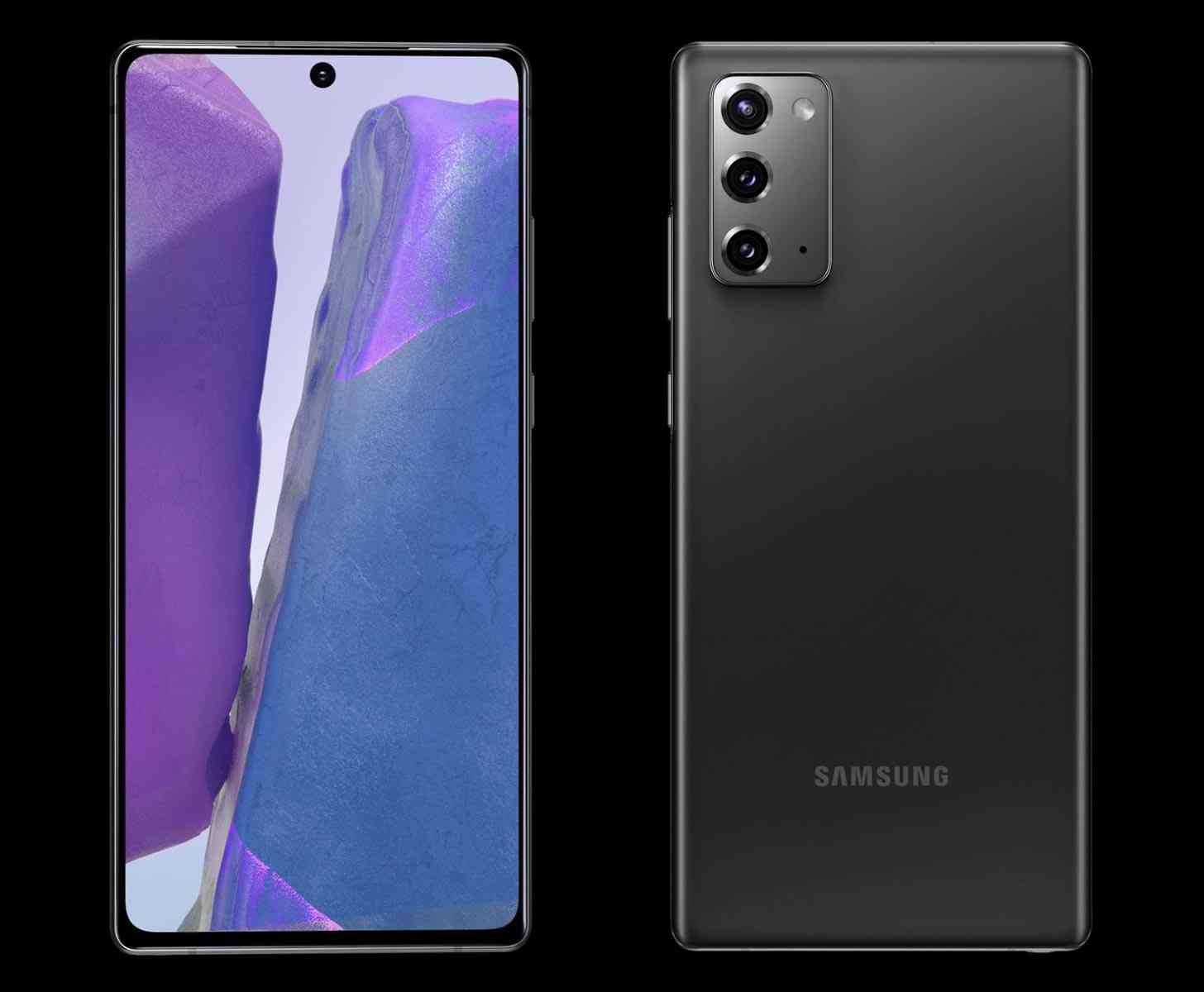 Samsung Galaxy Note 20 render