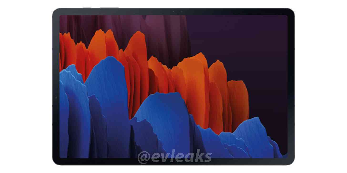 Samsung Galaxy Tab S7 render leak