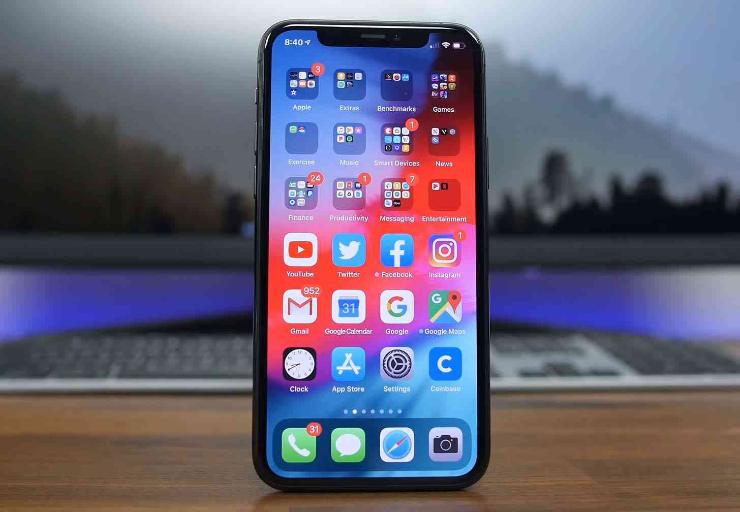 iPhone 11 Pro home screen