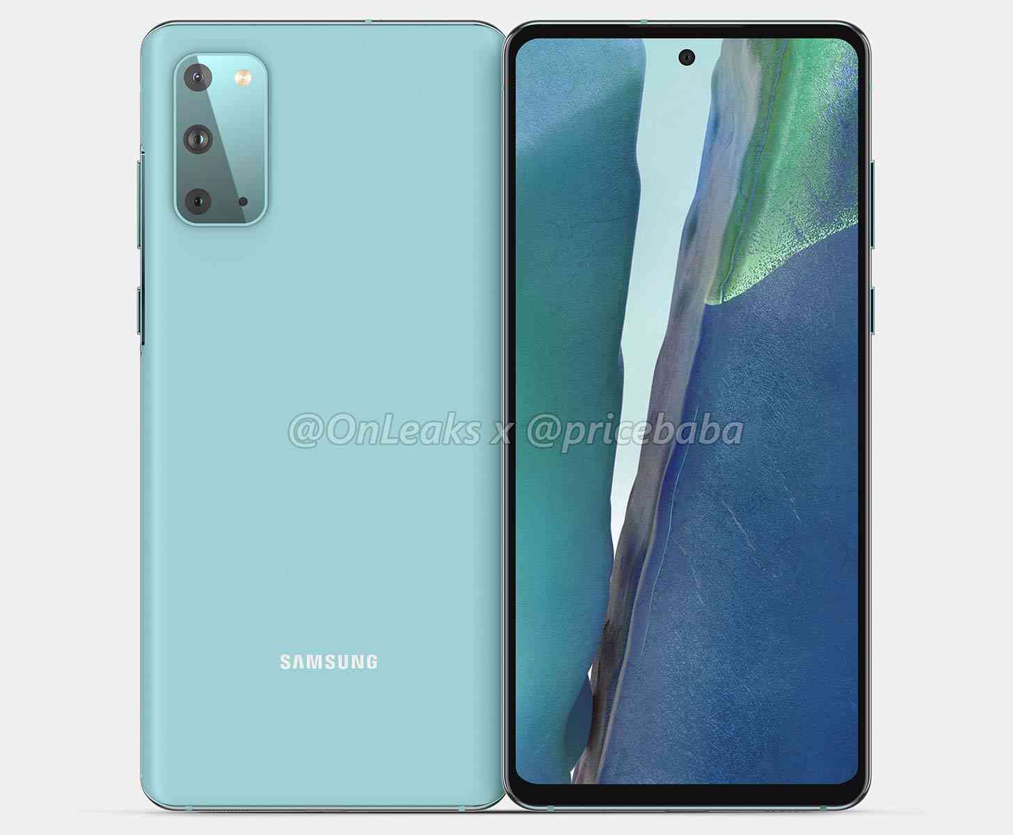 Samsung Galaxy S20 FE 5G design leak