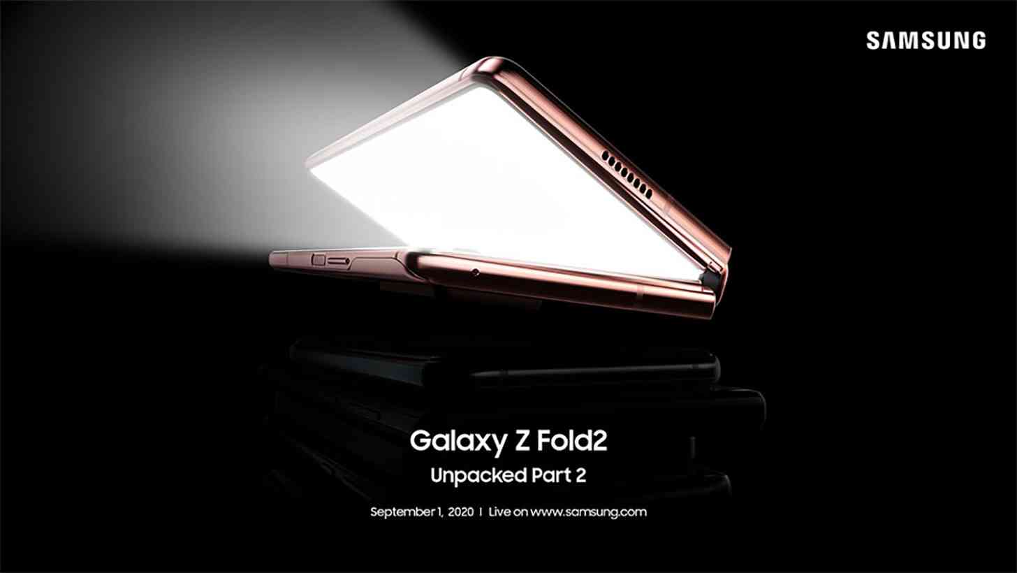 Samsung Galaxy Z Fold 2 event September 1