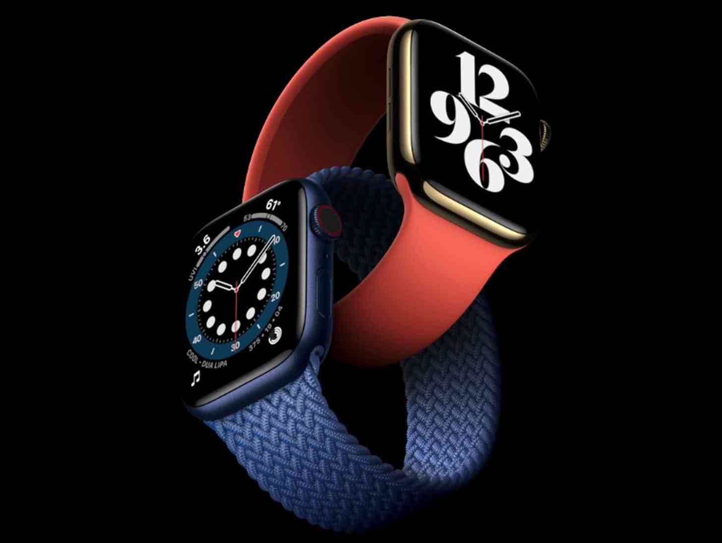 Apple Watch Series 6 official blue aluminum